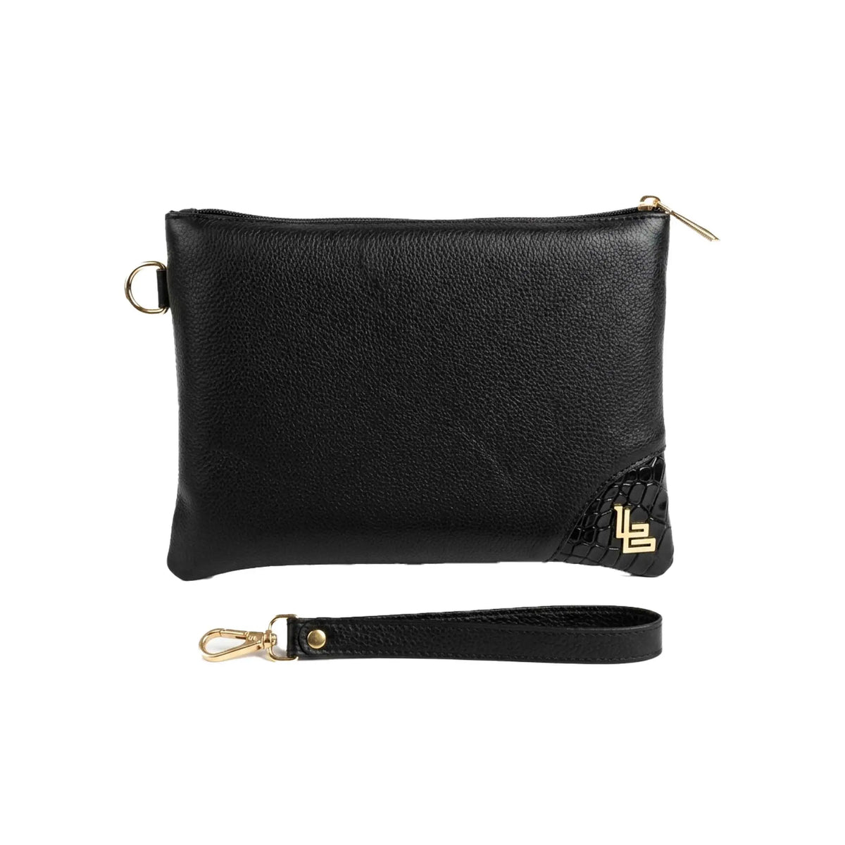 Croc Black | Cow Leather