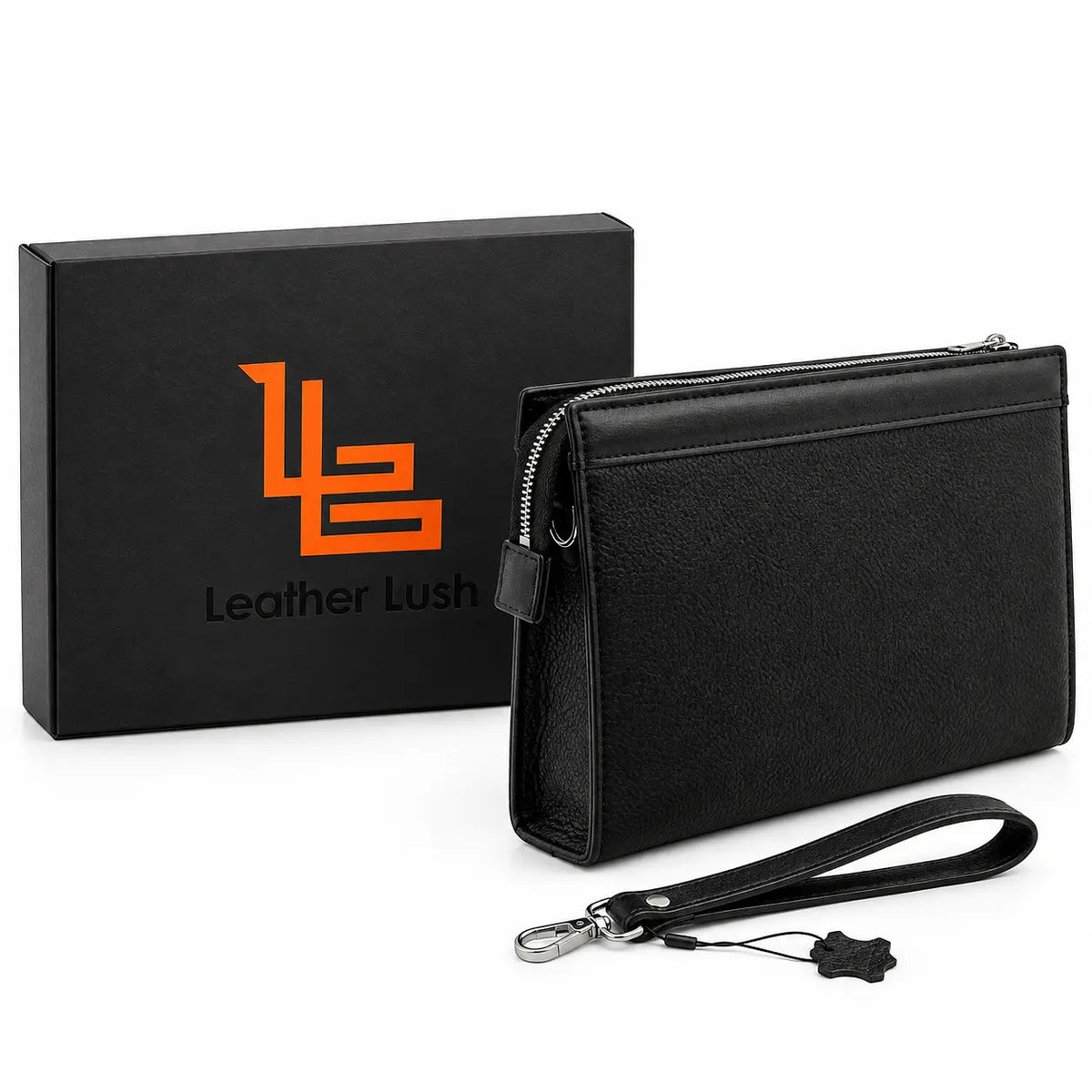 Leather Lush Signature Clutch