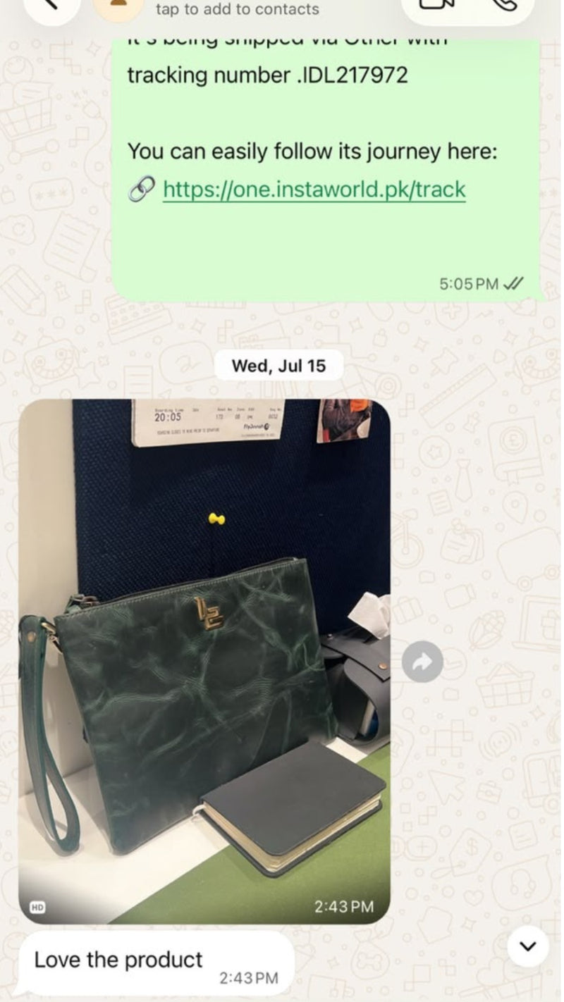 WhatsApp customer review