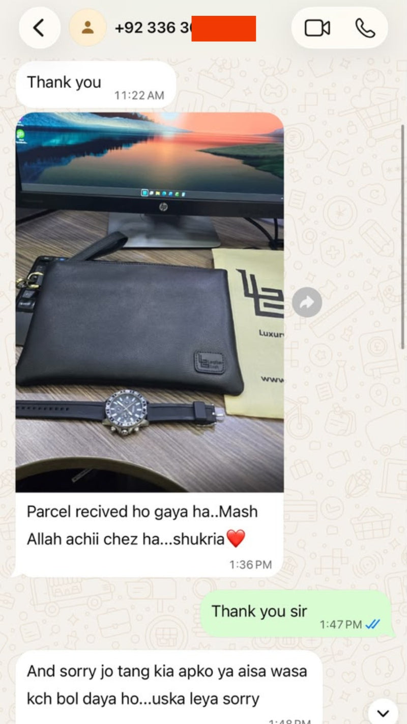 WhatsApp customer review