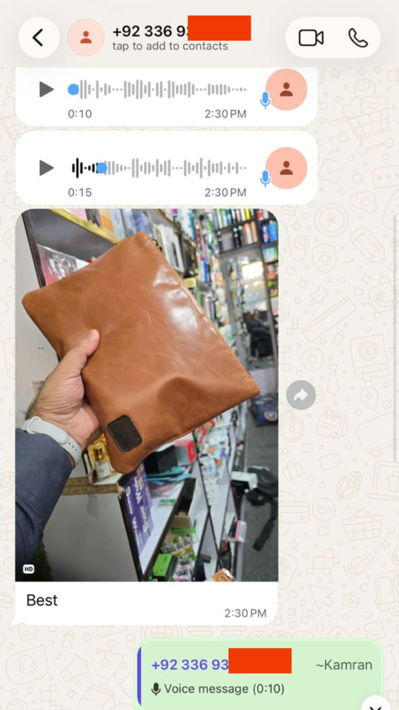 WhatsApp customer review