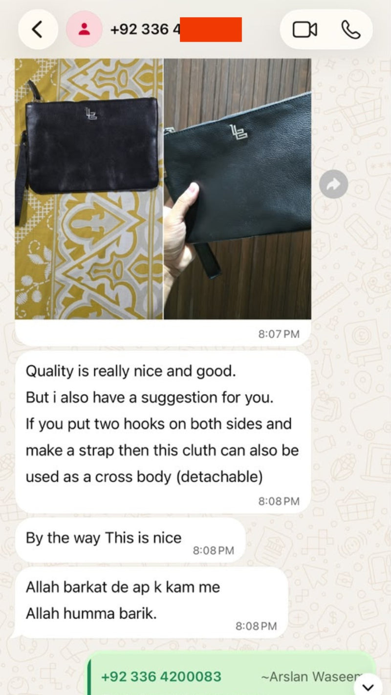 WhatsApp customer review